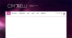 Desktop Screenshot of cimorellimusic.com